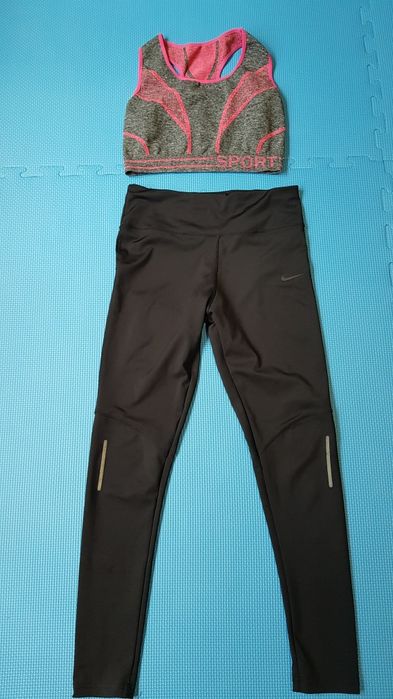 Спортивные лосины Nike + топ