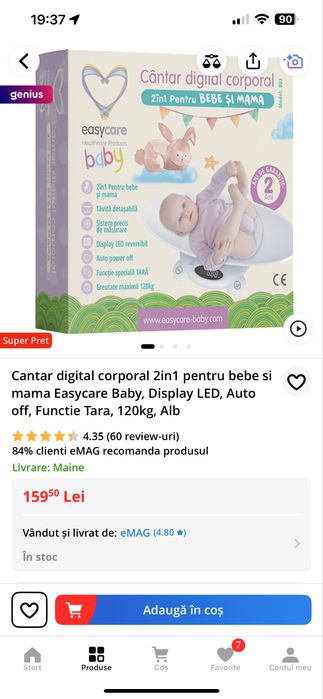 Cantar cu tavita pentru bebelusi