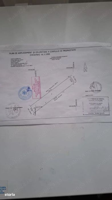 Teren intravilan 2.441 mp  – ideal casă / solar / fotovoltaice