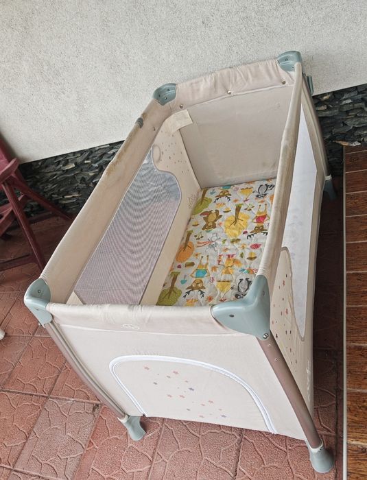 Детска кошара на 2 нива с матрак