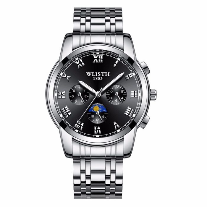 Изискан мъжки бизнес часовник с метален корпус.