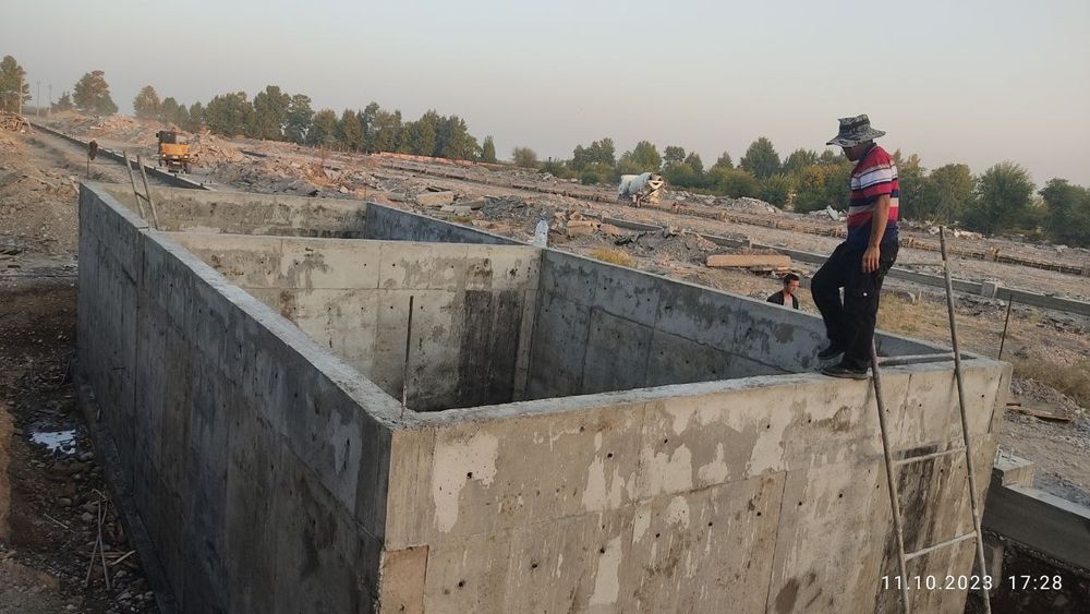 Строительство домов и зданий Заливка бетона