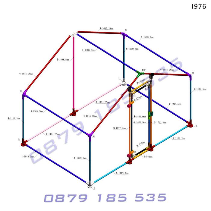 Метален кокошарник покрив домашни птици животни къща кокошки сглобяема