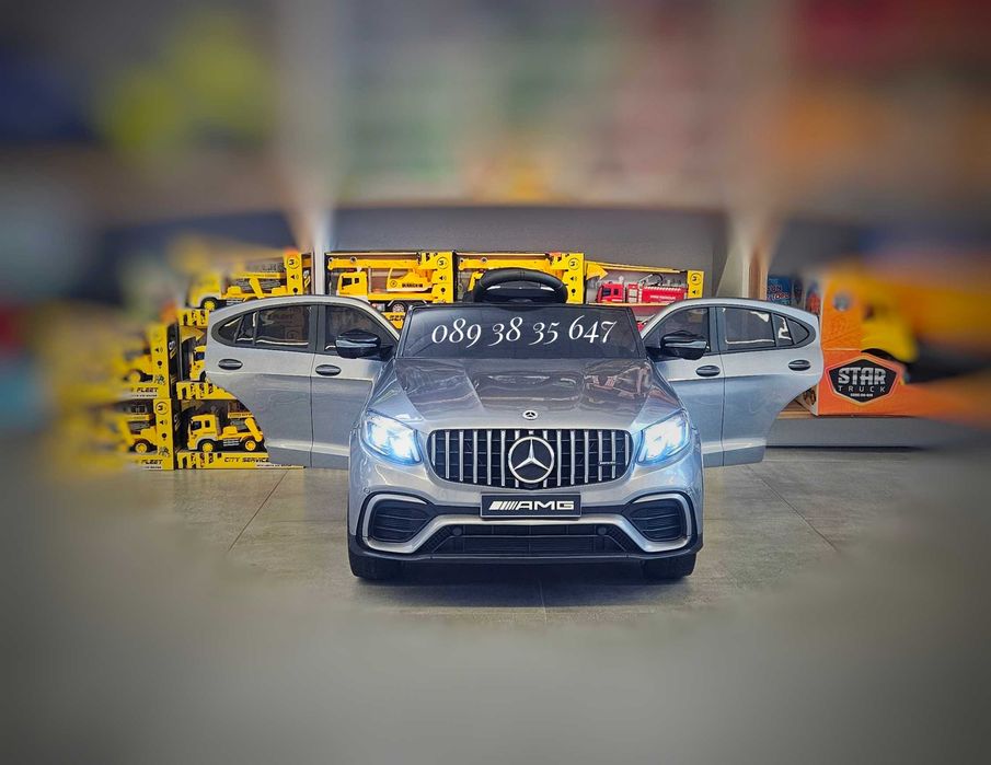 ТОП ЦЕНА!НОВО!Акумулаторна кола Mercedes GLC с 12Vбатерия,EVA гуми,USB