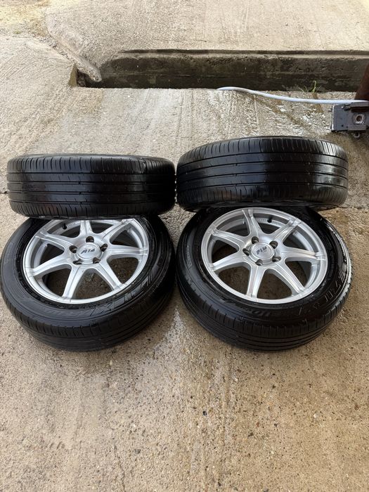 Jante 5x112 volkswagen cu anvelope 205/55/16 dot 2025 Falken in stare impecabila