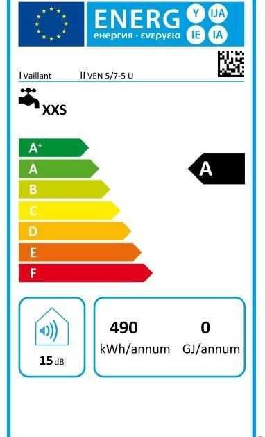 Бойлер Vaillant VEN 5/6 U plus 5литра Gernany
