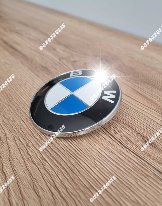 Емблеми за BMW 82мм, 78мм и 74мм – синьо-бели класически емблеми за преден и заден капак