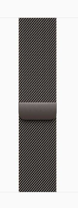 Apple Watch Series 11 GPS 46mm Jet Black – Slate Milanese Loop, гаранция