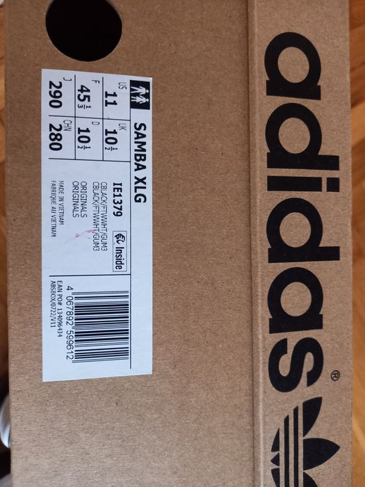 adidas SAMBA XLG, 45 1/3