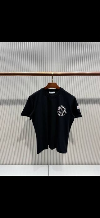 Tricou Negru Moncler S-XXL