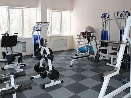 Плитка Резиновый  для тренажерных залов Rezina plitka