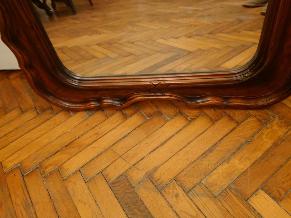 Oglinda rama lemn în stare bună