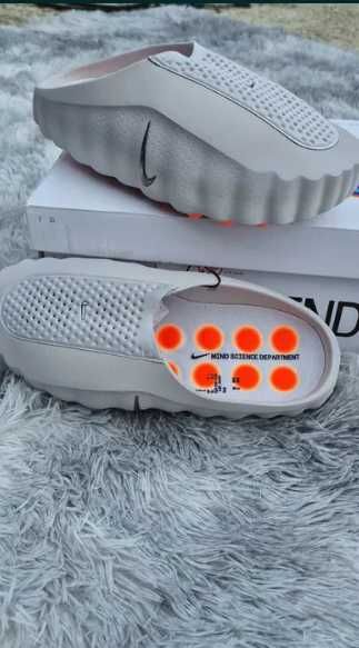 Nike Mind 001 Light Silver Gray Slides (36-44 номер)