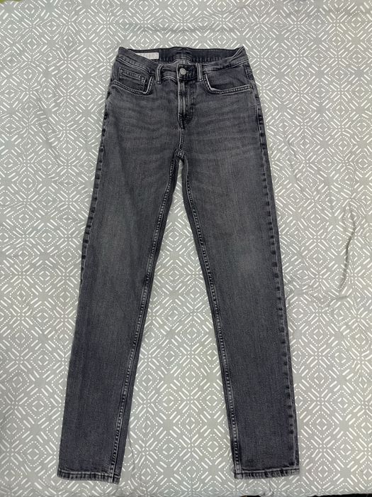 Blugi Zara Slim/Straight-Negru