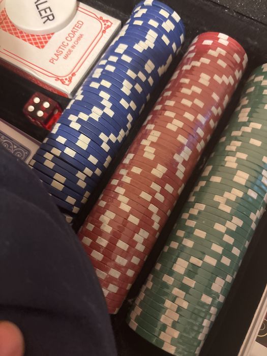 Set poker cu jetoane