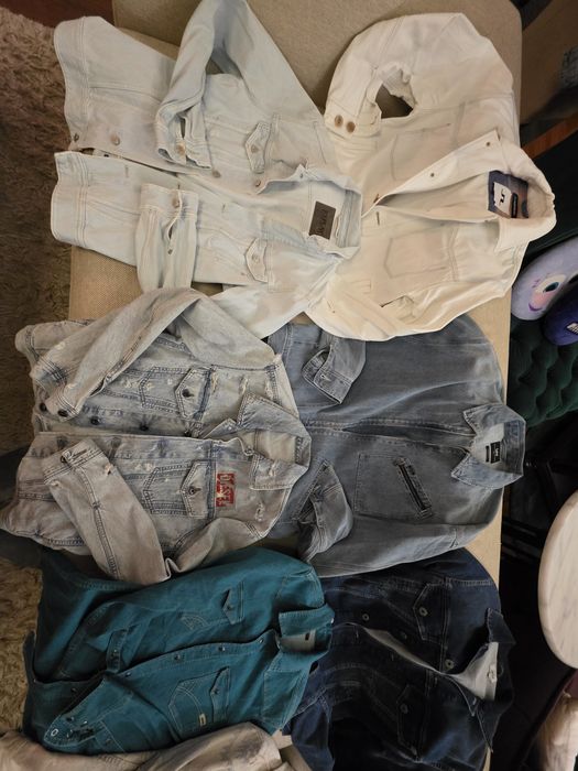 Geci de blugi Karl Lagerfeld, Edwin,Lee, Wrangler,  G Star, Guess,Gas,