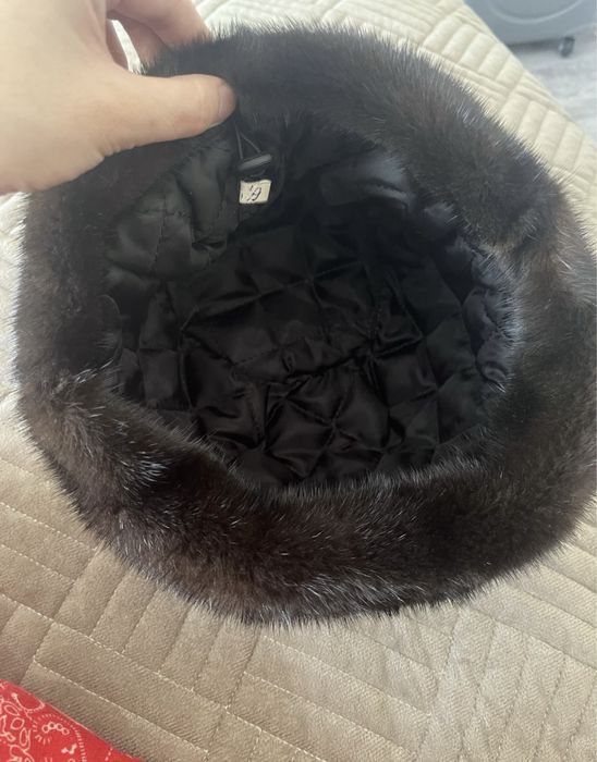 Норковая шапка 56 р