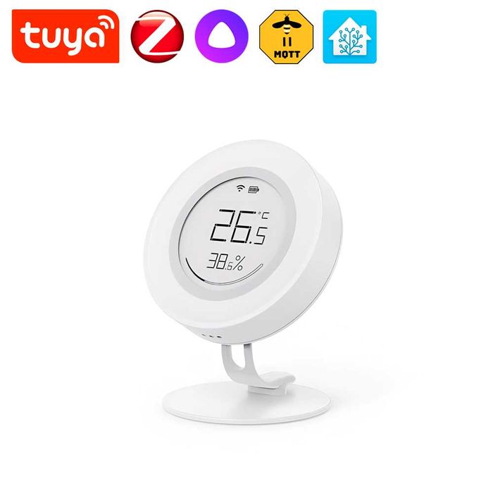Премиум Датчик температуры и влажности - E-Ink ZigBee