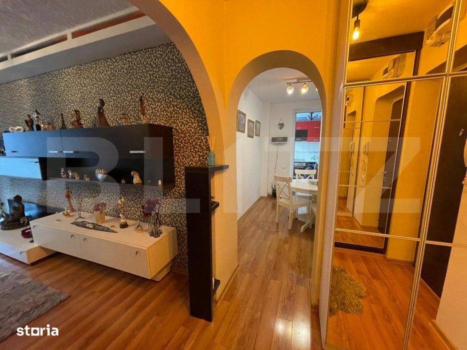 Apartament 2 camere, et 1,  mobilat si utilat, zona Piata Centrala