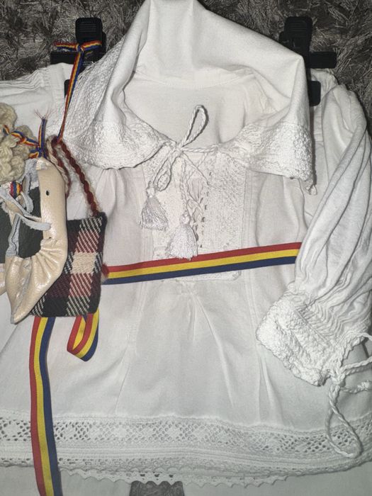 Costum popular botez 0-6 luni