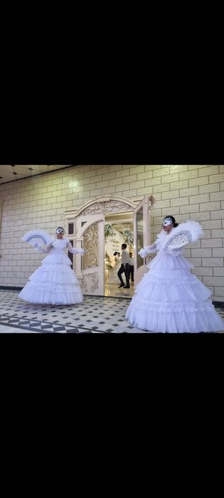 Белые платья 6 шт