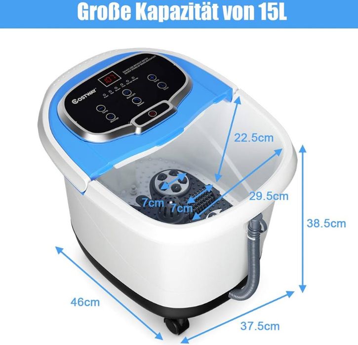 Електрическа вана за крака, масажор COSTWAY