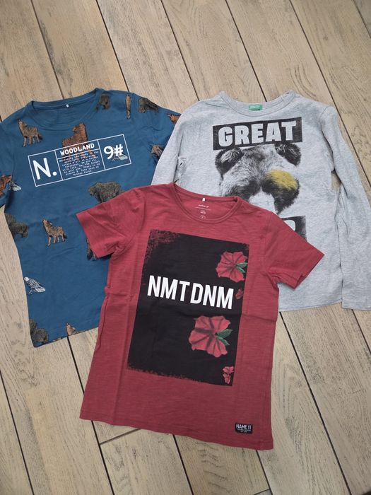 Блузи за момче Name it и Benetton 9год.