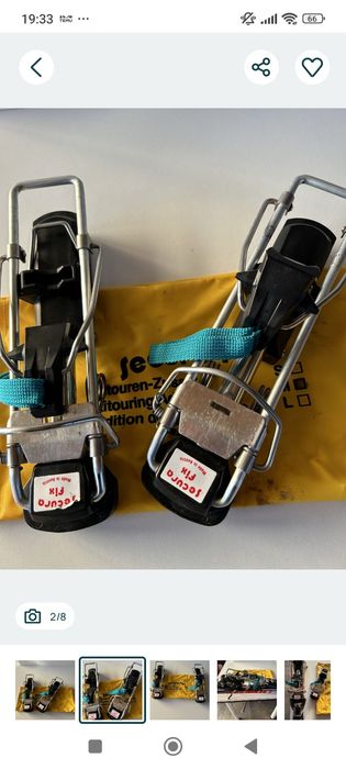 Adaptor schi pentru schi de tură