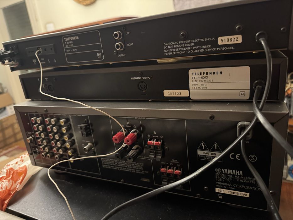 AV Receiver Yamaha, tunere Telefunken