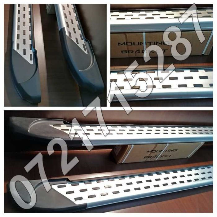 Praguri auto, trepte laterale din aluminiu