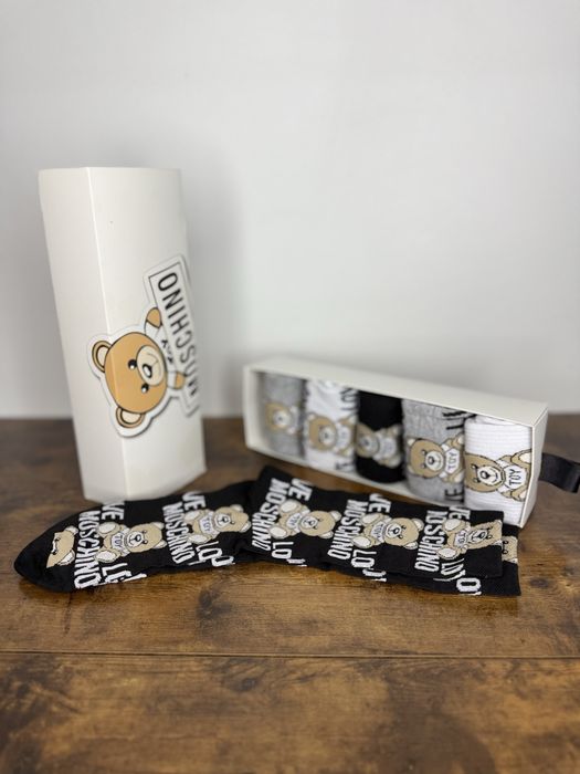 Set 6 perechi de sosete MOSCHINO calitate deosebita cadoul perfect