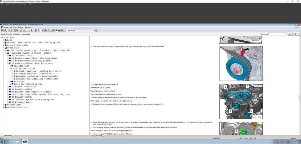 Elsawin ръководство за ремонт на VW / Audi / Seat / Skoda на Английски