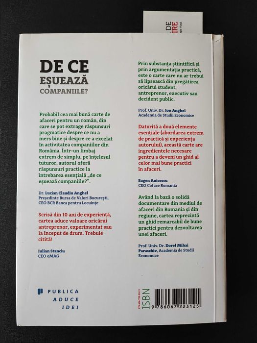 De ce eșuează companiile? - Iancu Guda