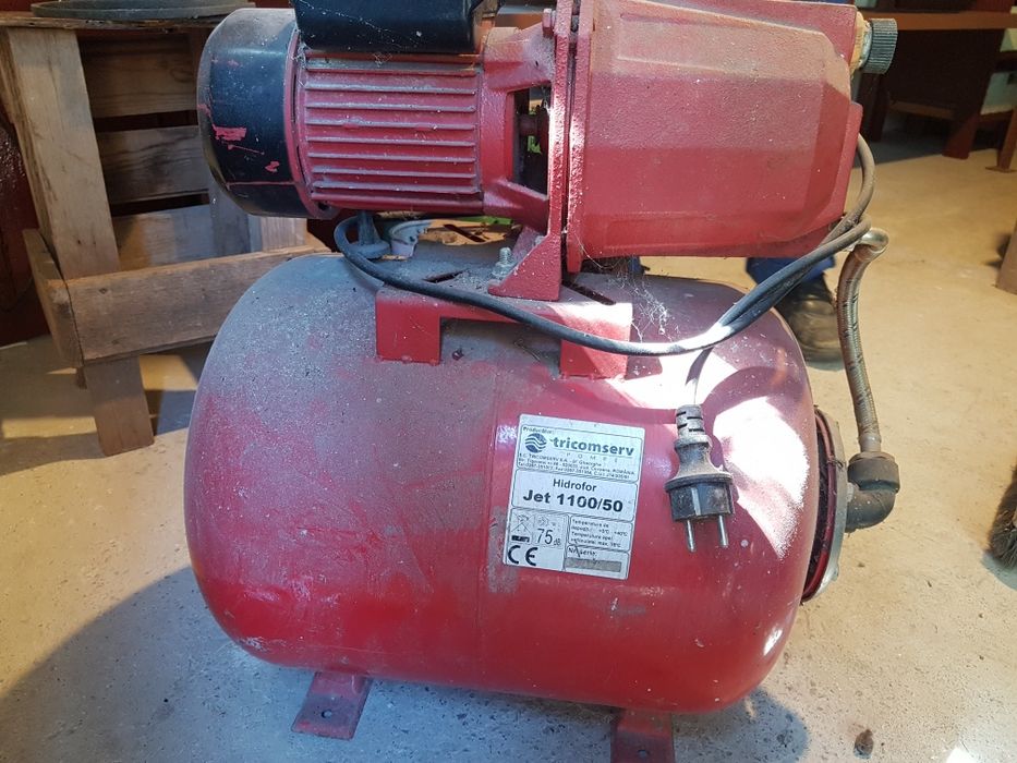 Hidrofor 50 l, pompă deapa pentru casă sau grădină