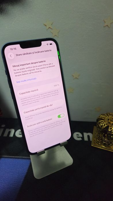 iPhone 13 Blue 256GB Baterie:100%.Preṭ fix!