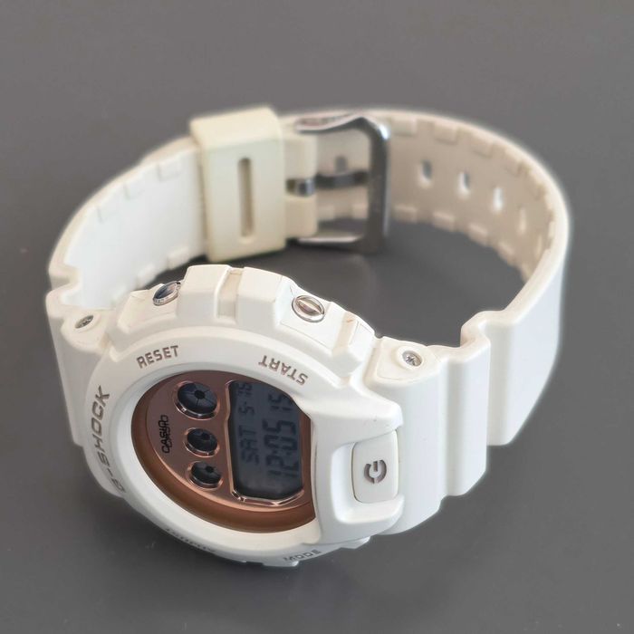 Casio, Ceas cronograf G-Shock, Alb, original