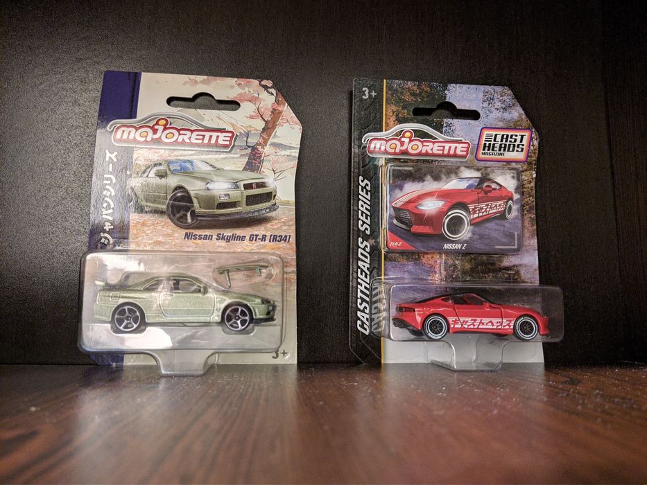 Majorette Nissan Skyline R34 и Nissan Z 1:64 Z