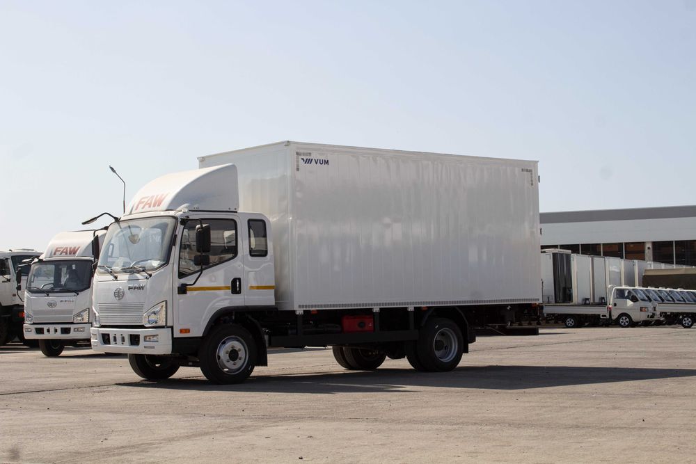 Автофургон цельнометаллический FAW Tiger V, (24,6 м³)