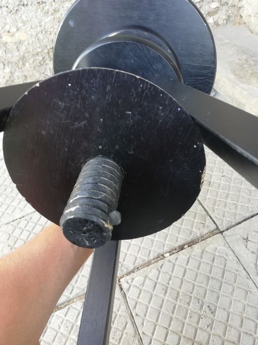 Винтидж дървен стол за пиано