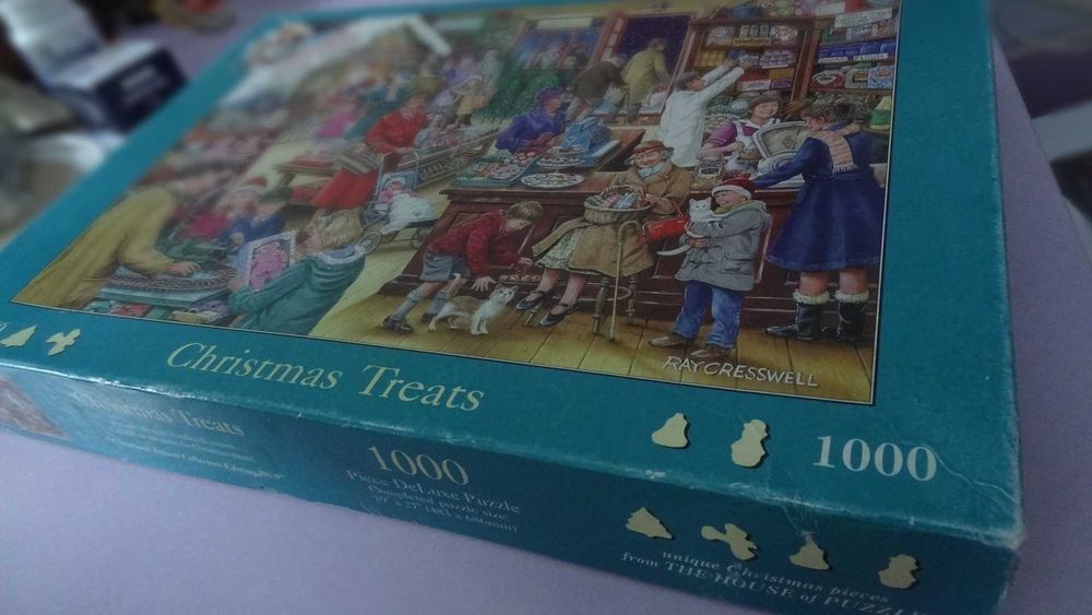 Коледен пъзел , 1000 части.