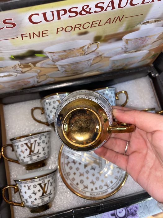 set de 6 cesti cu farfurii