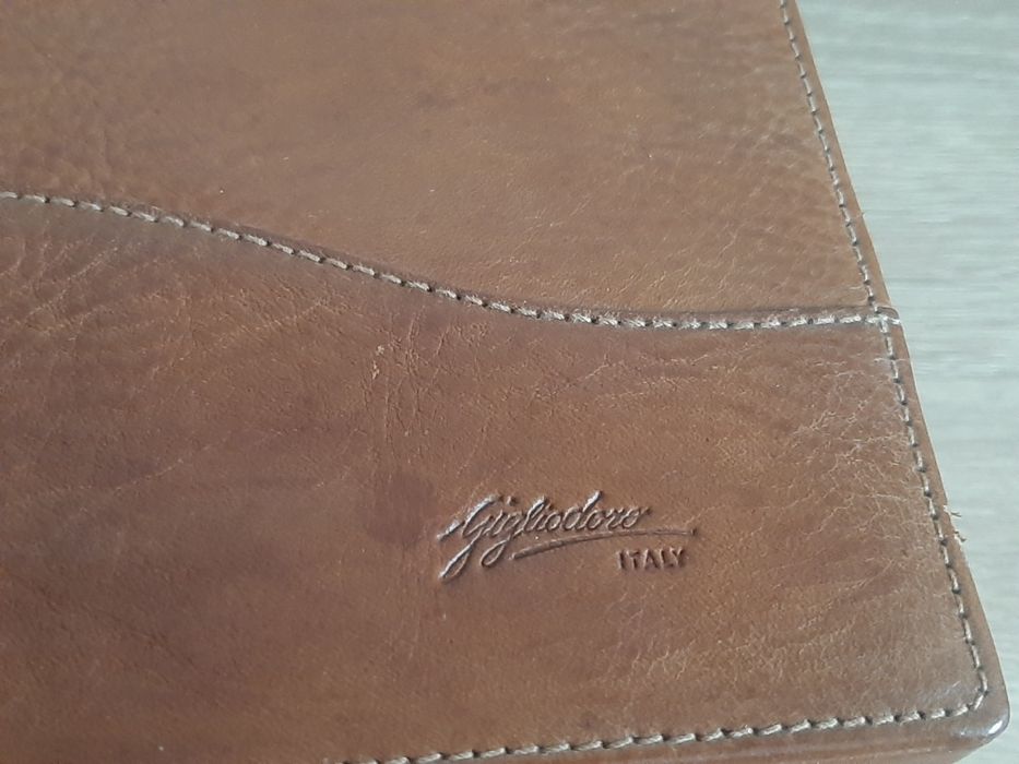 Casetă/ cutie bijuterii Gigliodoro Italy - Piele naturală