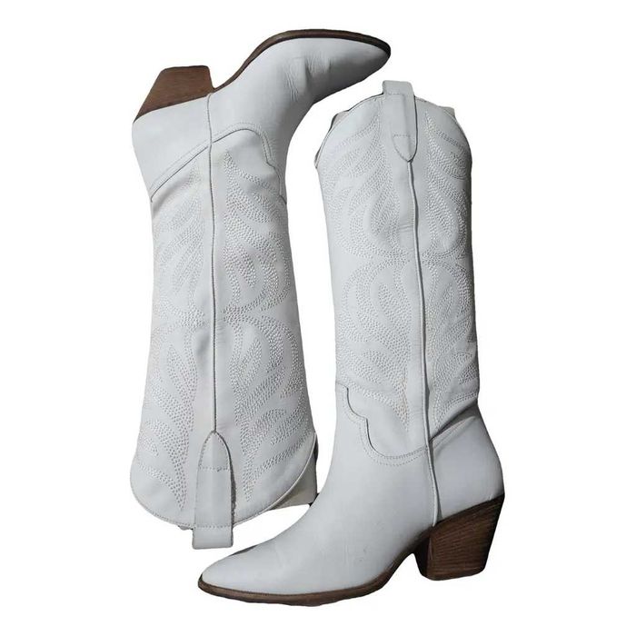 PINKO White Boots 100% leader
