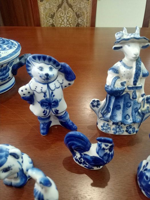 Фигурки разные Гжель
