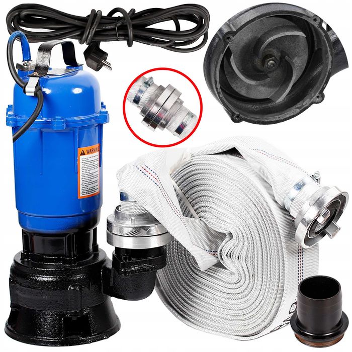 Pompa apa submersibila murdara 3200W + furtun 20m pompieri