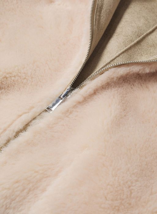 Mango Двулицево яке Splash от еко кожа с джобове