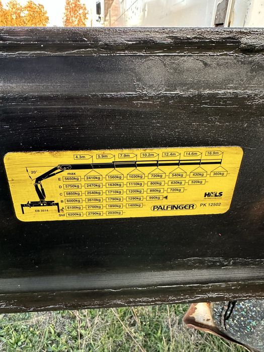 Man Tga 26.390 + Palfinger кран