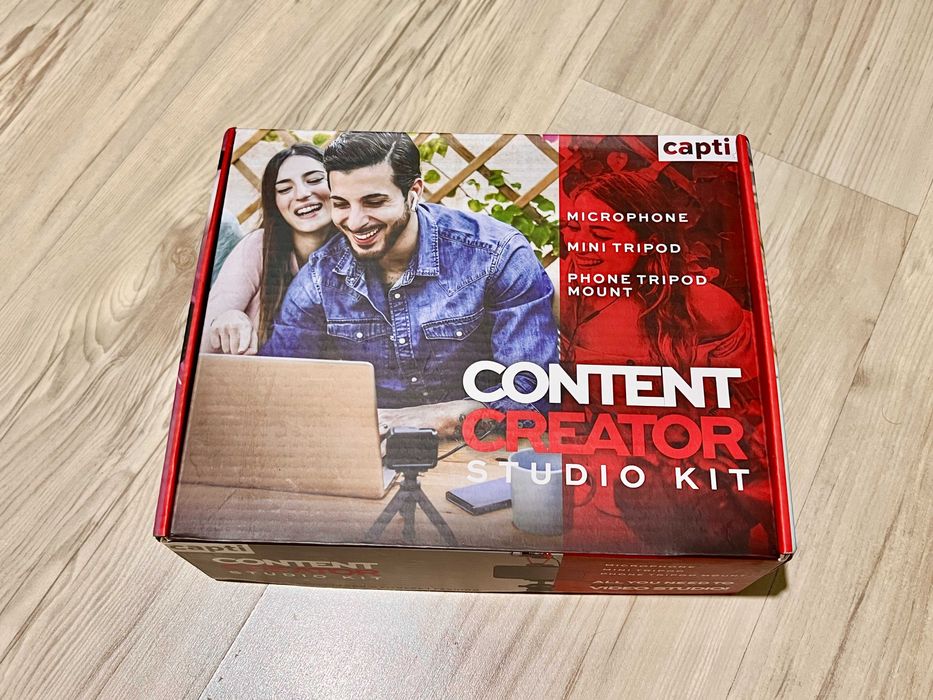 Kit Vlogging Capti, Content Creator Studio Kit – Nou în cutie