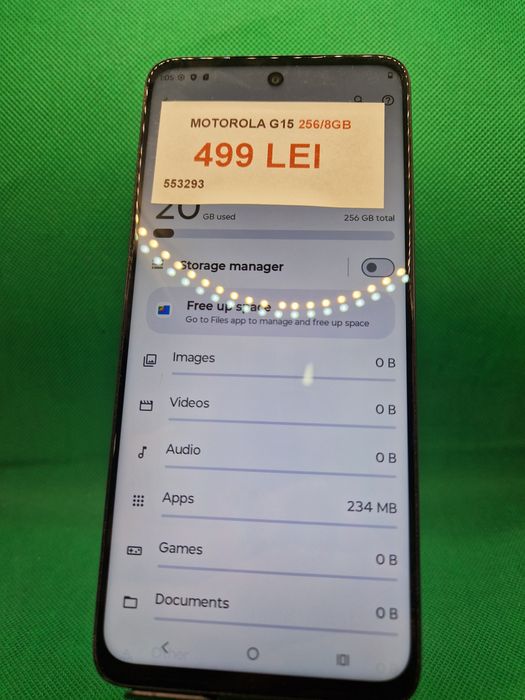 Motorola G15 256/8gb•Amanet Lazar Crangasi•55329