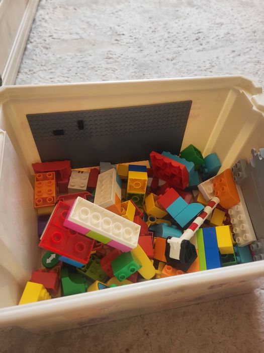 Паровоз с составом и рельсами, Lego Duplo